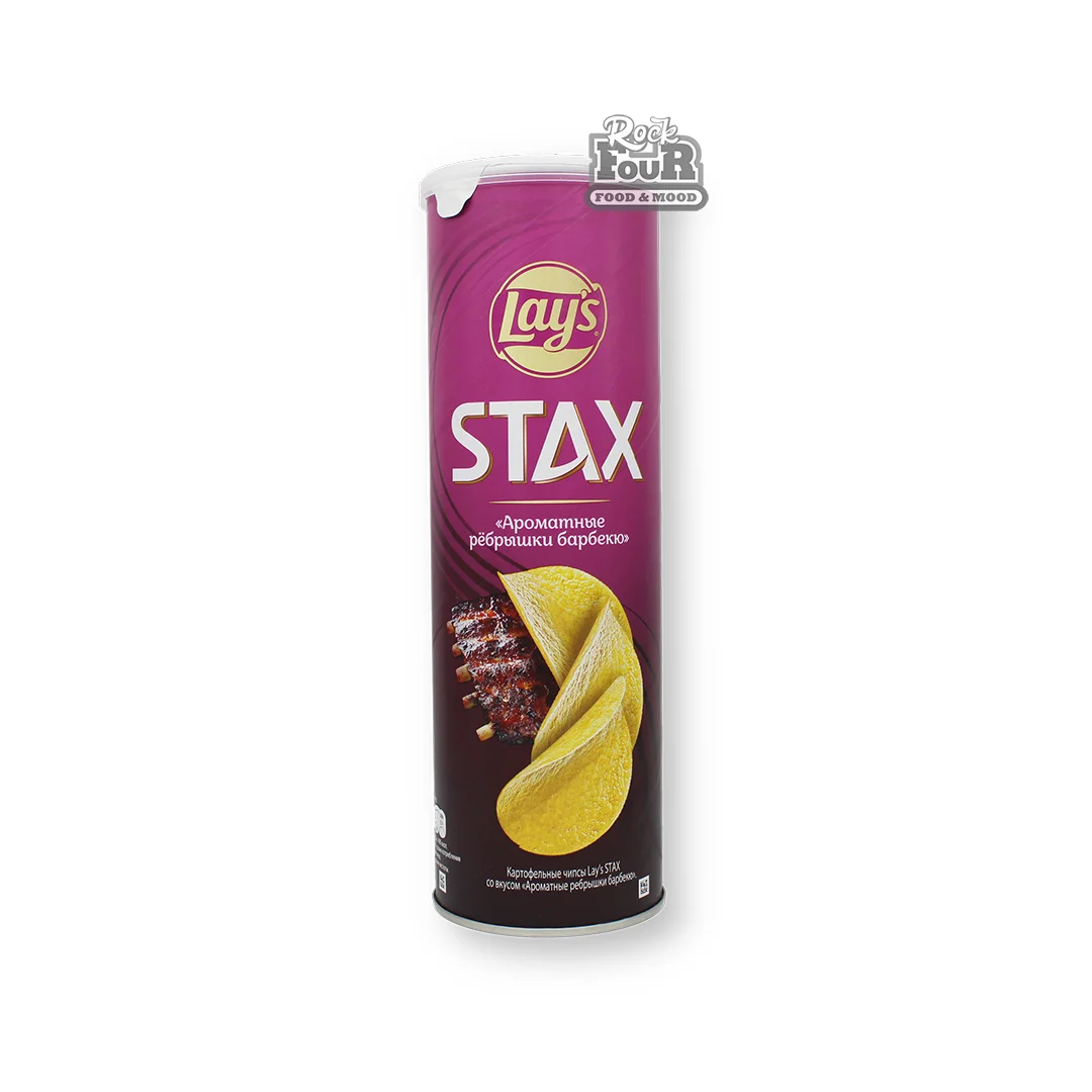 Chips "Lay's Stax Aromatic Ribs Barbeque" 140g